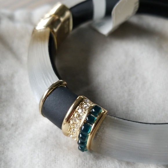 NWT ALEXIS BITTAR Segmented Hinge Bracelet - Picture 4 of 8